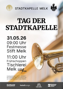 Plakat Tag der Stadtkapelle Melk 2026